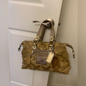 Vintage Coach Gold Women's Handbag